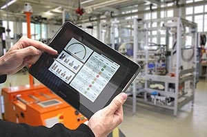 Vision des Ressourcen-Cockpits in der Fabrik 